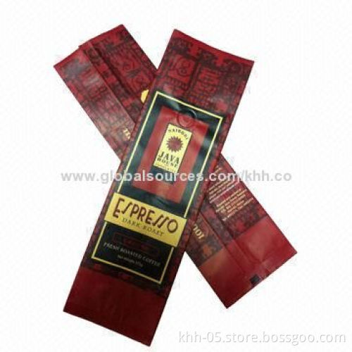 Coffee Bean Packing Bag, Stand Up Pouch with One-way Air Valve